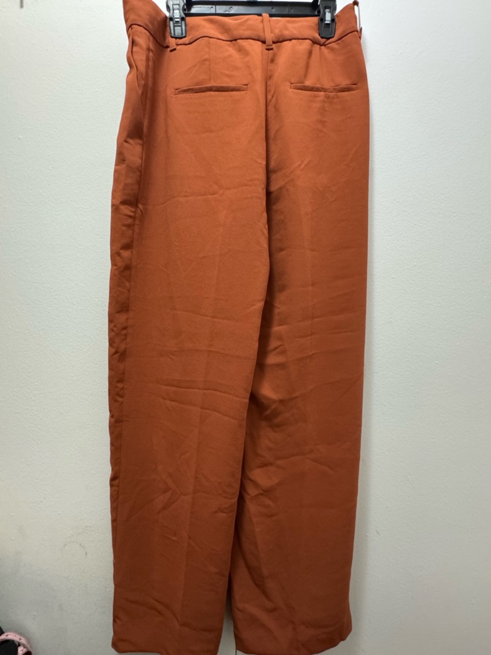 NWT $148 Aritzia Wilfred Anise Brown Crepette The Effortless Pants Size US 12 - Picture 6 of 6